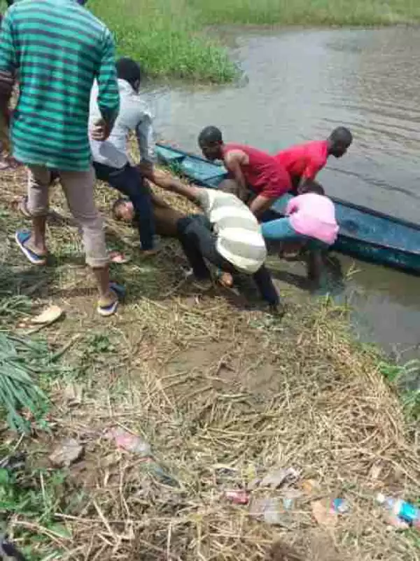 Omg.! These 2 FUTA Students Drown While Taking Selfie On Canoe (Graphic Photos)